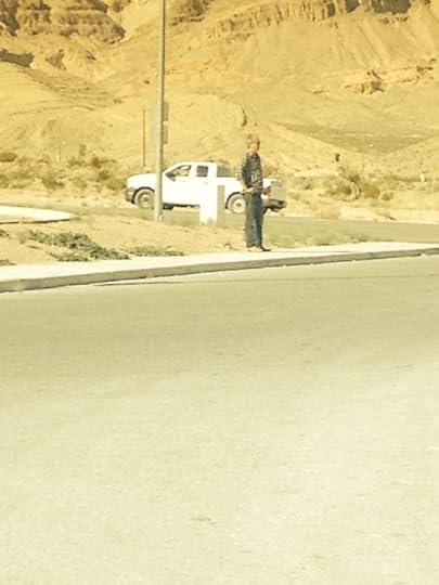 BourdaIn on the side of the road in Las Vegas 