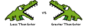 Less than vs More Than