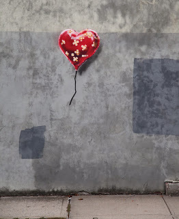 Banksy Heart Balloon in New York