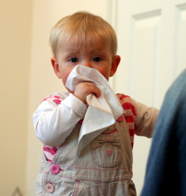 blowing nose