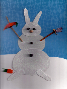 I can make snow bunnies.
