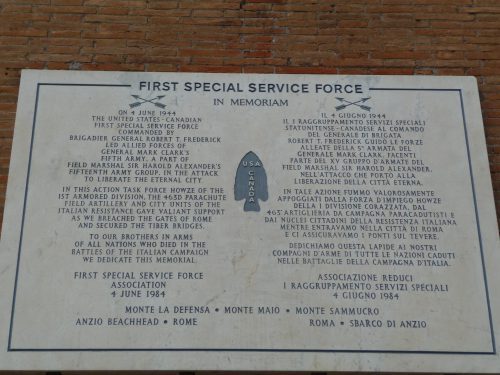 devils brigade memorial rome