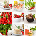 image photo : Collage food
