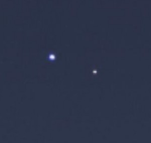 The cameras on NASA's Cassini spacecraft captured this rare look at Earth and its moon from Saturn orbit on July 19, 2013. 