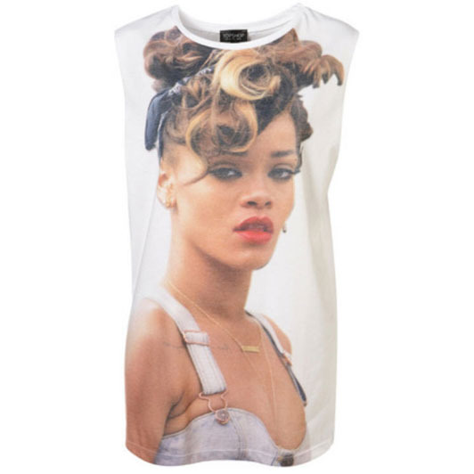 Rhianna on T-Shirt