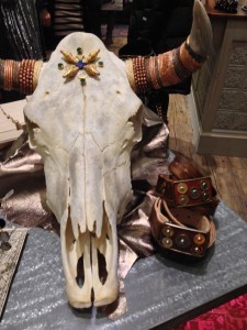 Woah, Frenchy hair on cow belt w/French Franc coins MNJ