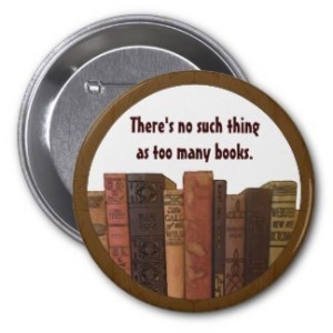 bookaholic_humor_pinback_button