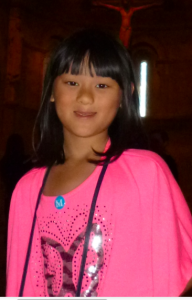 Isabella at the Cloisters Museum