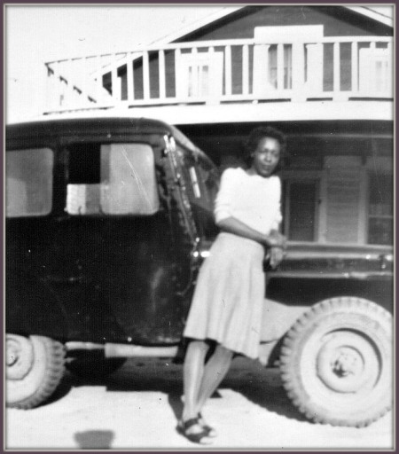 woman leaning on old beat up truck Maybe It’s Going To Be Beautiful Today