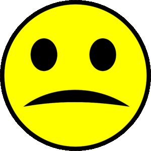 Sad face