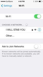 I'm always searching for the nearest WiFi hotspot. Maybe not this one.