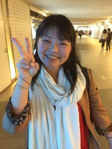I run into (actually, she practically tackled me) my friend Yuki on my way to the subway.