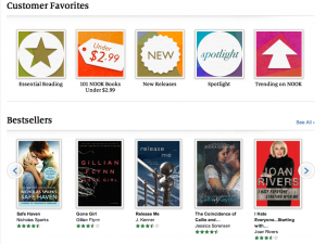 Release Me by J. Kenner on the Nook bestseller list by Gone Girl by Gillian Flynn