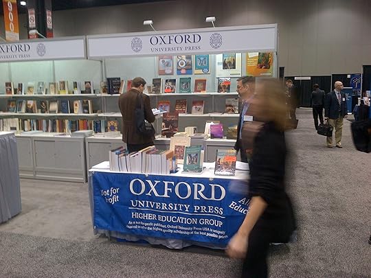 Oxford’s booth from American Academy of Religion/Society for Biblical Literature 2012. Photo courtesy of Theo Calderara