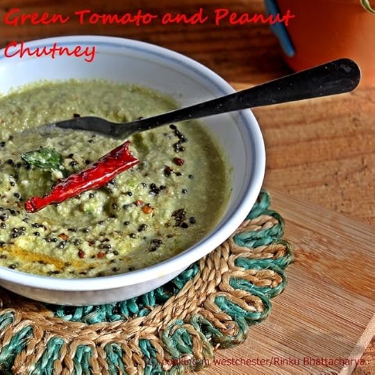Green Tomato and Peanut Chutney