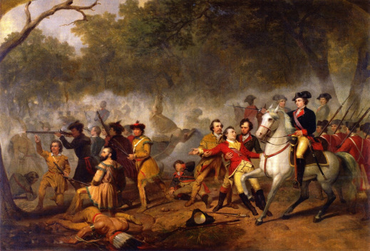Washington as Captain in the French and Indian War by Junius Brutus Stearns