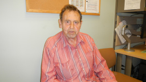 My dad, in the doctor's office
