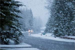snow road