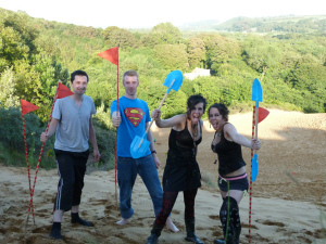 the Gimpic Games at Merthyr Mawr sand dunes
