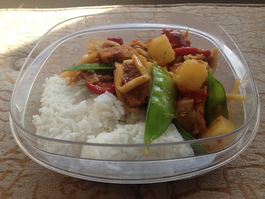 sweet and sour vegan gardein chicken