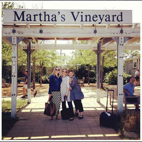 Hello Martha's vineyard. With @aliedwards @brenebrown