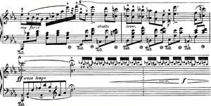 English: Coda of Chopin's Nocturne Op 9, No 2