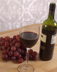 wine, grapes, bottle