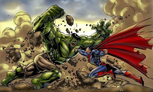 Superman vs the Hulk
