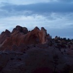 window rock from the side