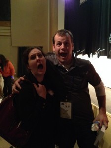 Me and Meredith Keeter after my YA Sci-Fi/Fantasy panel at YALLFest