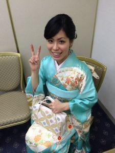 Akemi all dressed up
