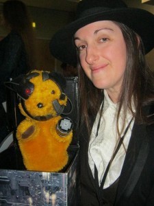 Me with Sooty of Borg. (Photo taken by Sooty's owner, Lady K.)