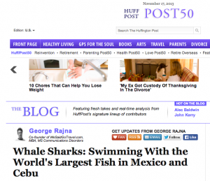 huff post whale sharks