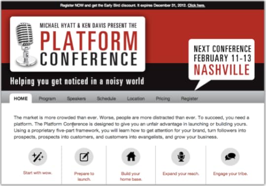 Platform Conference Website Screenshot