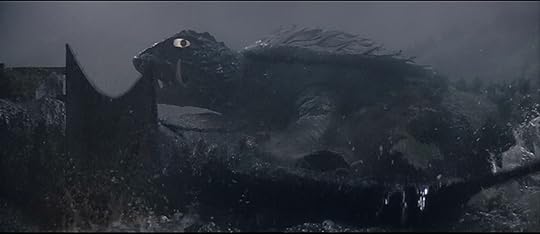 And now for some prehistoric monser on prehistoric monster action.