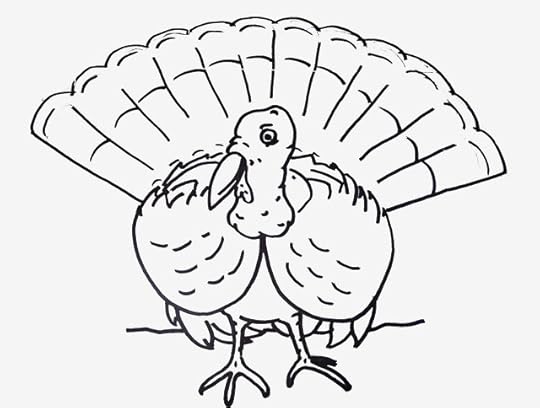 Realistic Turkey Coloring page Free Download Printable