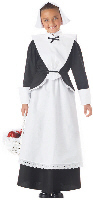 Pilgrim Girl Child Costume