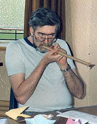 David played the flute
