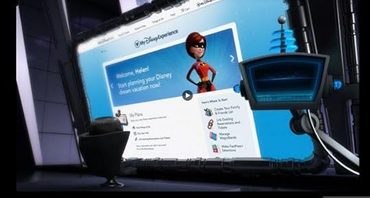 Screen shot from the MyDisneyExperience video.