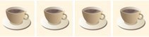 4 coffee mugs