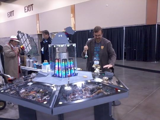 David at the Tardis Console. The Doctor looks on with concern.
