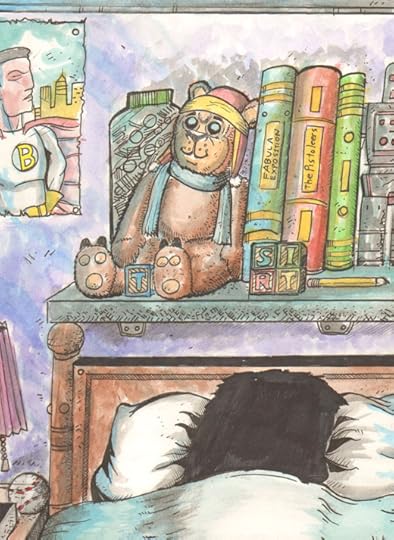 Tristan on the shelf