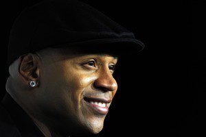 US rapper and actor LL Cool J poses in the pre...