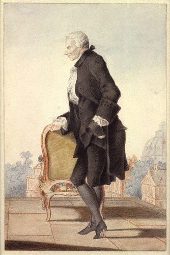 Laurence Sterne by Louis Carrogis Carmontelle (c. 1762). [Wikimedia Commons]