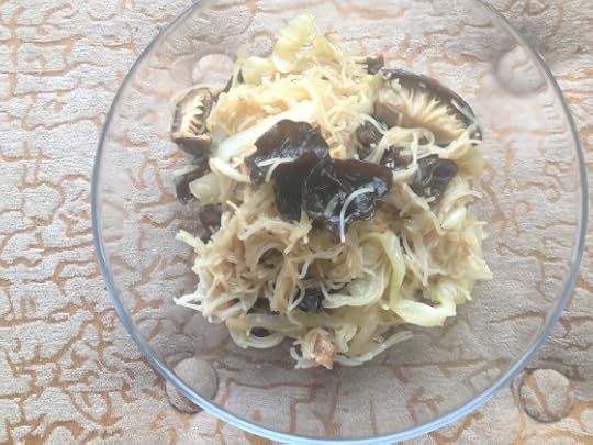 double mushroom noodles vegan