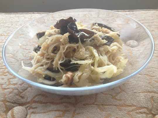 double mushroom noodles vegan