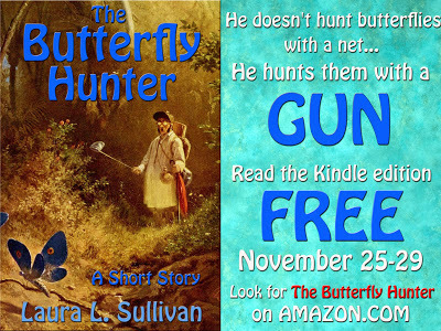 http://www.amazon.com/Butterfly-Hunter-Short-Story-ebook/dp/B00FY13H3M/ref=la_B004FS1KX4_1_11?s=books&ie=UTF8&qid=1385394552&sr=1-11