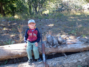 One of my favorite days of hunting ever with Tommy on Grouseketeer Ridge. 