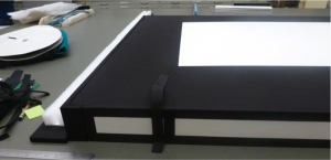 Enclosure under construction in Conservation Division 