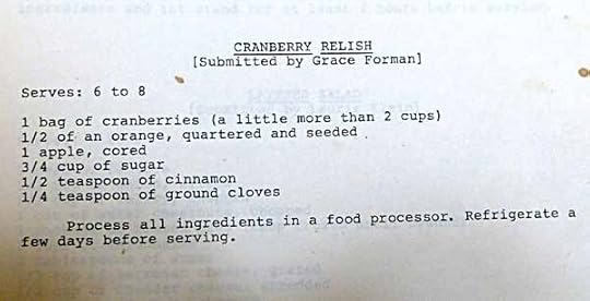 Cranberry Relish Recipe